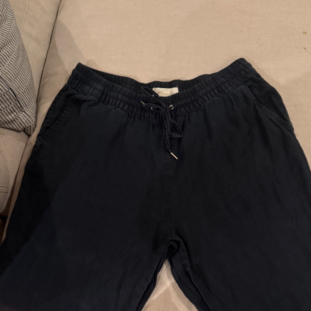 H&M Navy Elastic Waist Pants